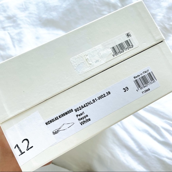 Nicholas Kirkwood Pearl White Mule size 39 - Picture 7 of 7